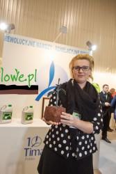 Agnieszka Egberss dyrektor zarządzający firmy Timac Agro Polska z nagrodą im Prof. Szczepana A. Pieniążka