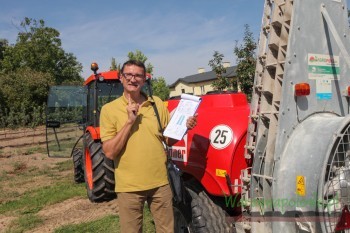 Dr Grzegorz Doruchowski mówił o tym jak powinno wyglądać poprawne zorganizowane miejsce do mycia i napełniania opryskiwacza 