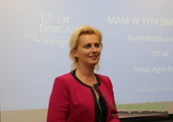 Agnieszka Egberss, dyrektor zarządzająca Timac Agro Polska