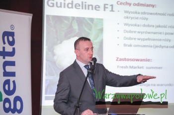 III Konferencję Kalafiorowo – Brokułową otworzył Rafał Żmuda z Syngenta 