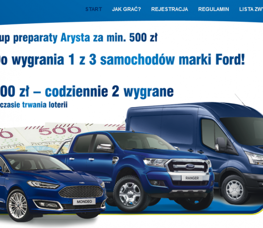 Ruszyła Wielka Loteria Arysty!