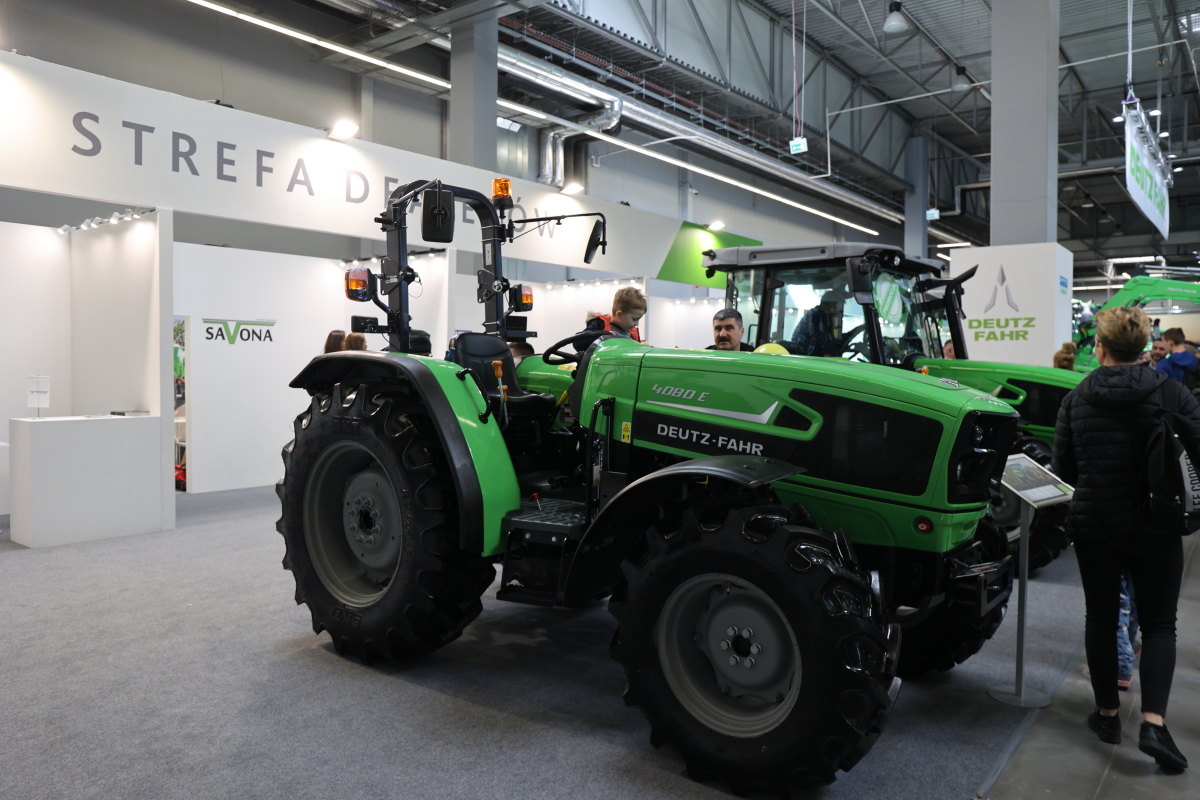 4080 ciągnik Deutz- Fahr na targach rolniczych Agro Tech