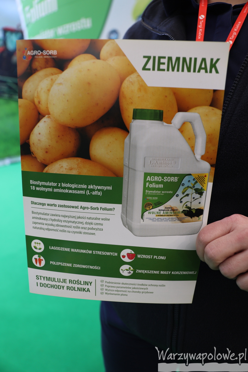 Agro-Sorb do ziemniaków -polskie aminokwasy na odporność