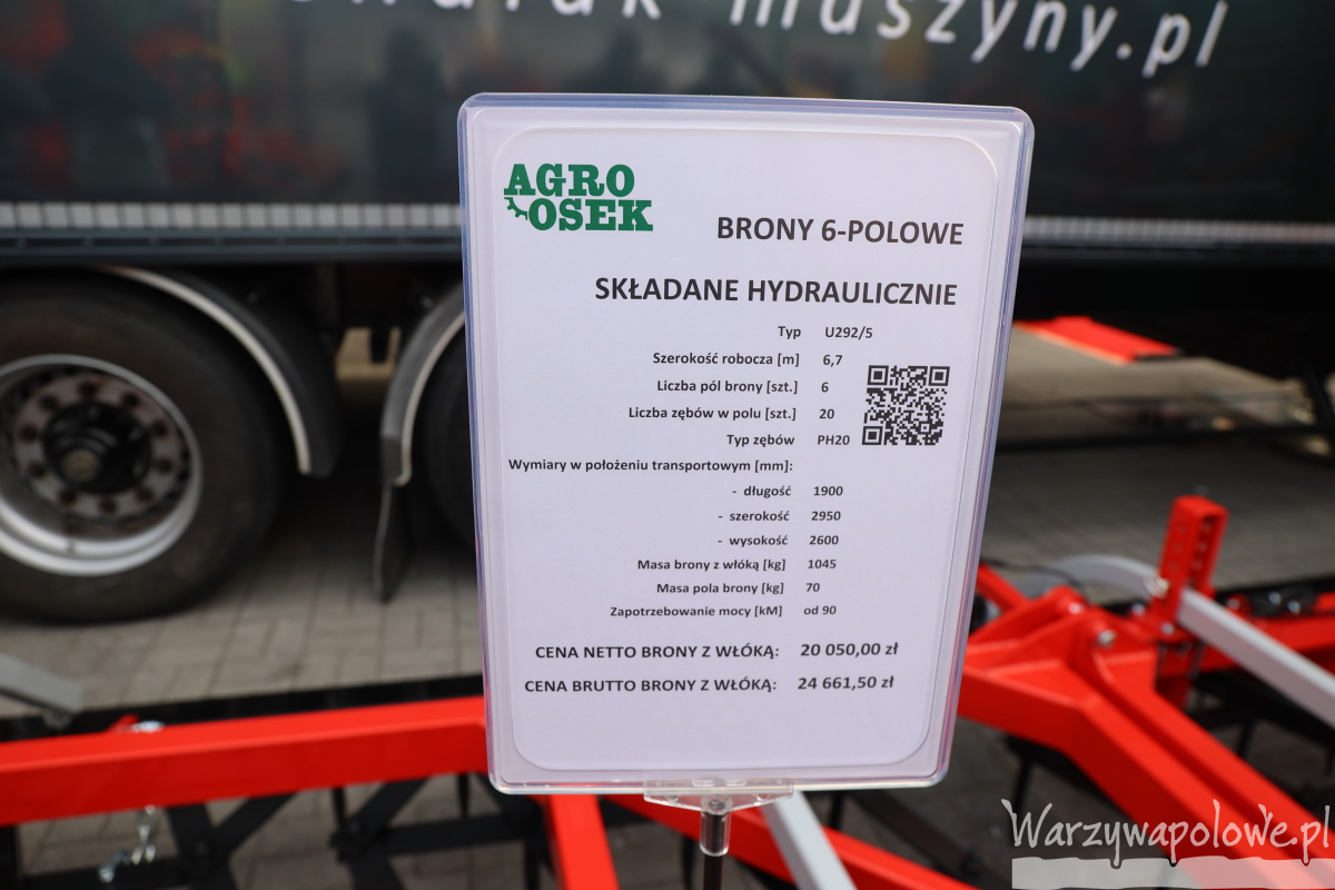 Agro-Osek -brony 6-polowe- na Agrotech