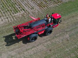 Opryskiwacz do zadań specjalnych na Targach Ziemniaczanych opryskiwacz Agrifac endurance 2