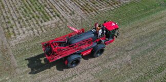 Opryskiwacz do zadań specjalnych na Targach Ziemniaczanych opryskiwacz Agrifac endurance 2