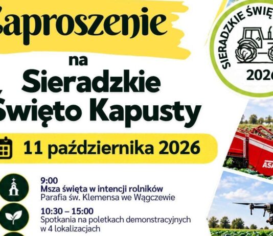 Sieradzkie Święto Kapusty 2026. Odmiany, pokazy zbioru i dron opryskowy — poznaj program